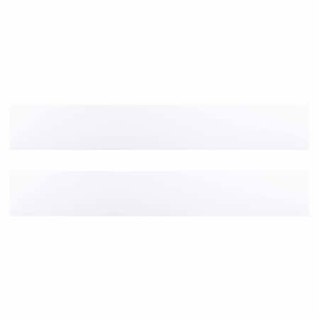 Msi White Bullnose 4 In. X 24 In. Polished Ceramic Wall Tile, 10PK ZOR-PT-TR-0167